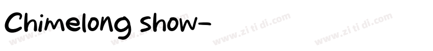 Chimelong show字体转换